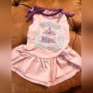 Purple Princess Dog Dress